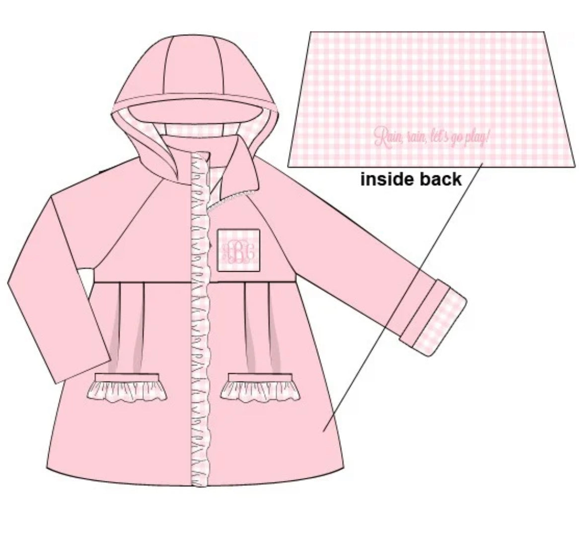 Puddle Play: Girls Rain Jacket (ETA: APRIL)