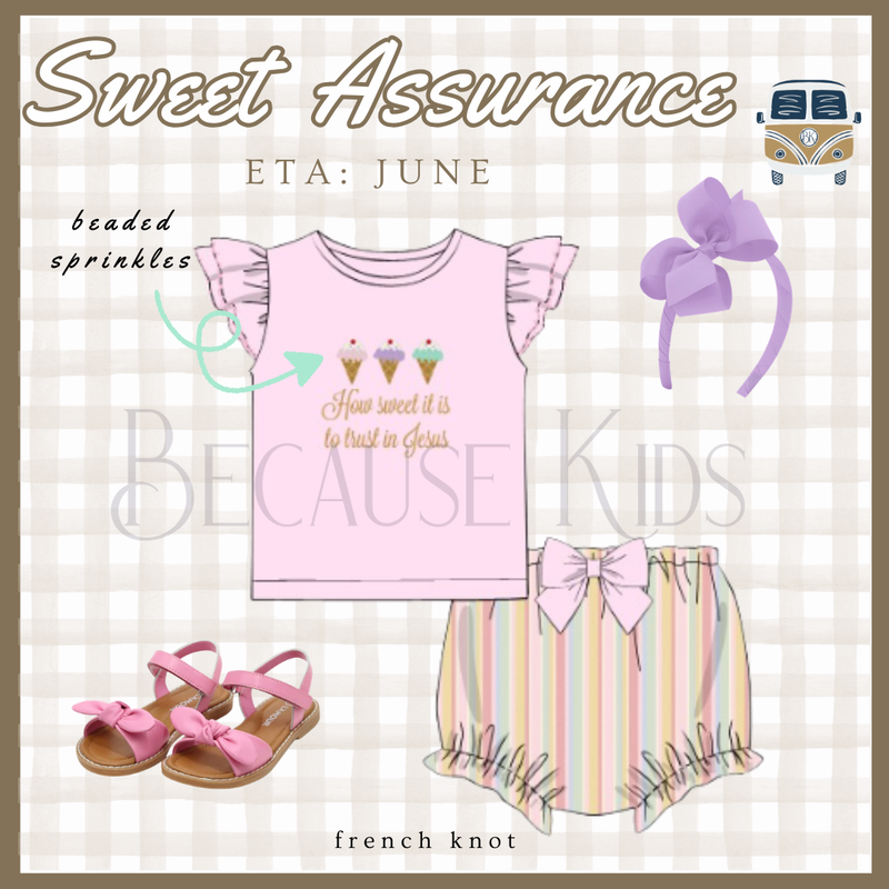 Sweet Assurance: Girls Bloomer Set (ETA: JUNE)