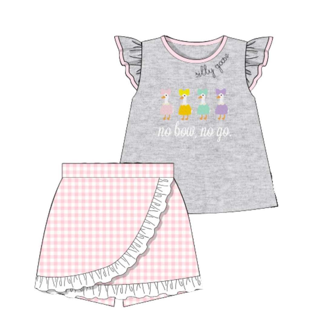 Little Ladies: Girls Skort Set (ETA: APRIL)