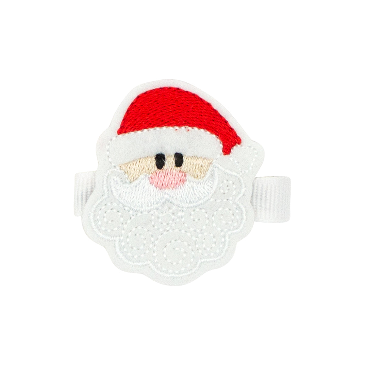 Felt Holiday-themed Hair Clip - SANTA