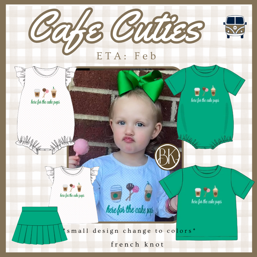 Cafe Cutie: Girls SKORT Set (ETA: FEB)