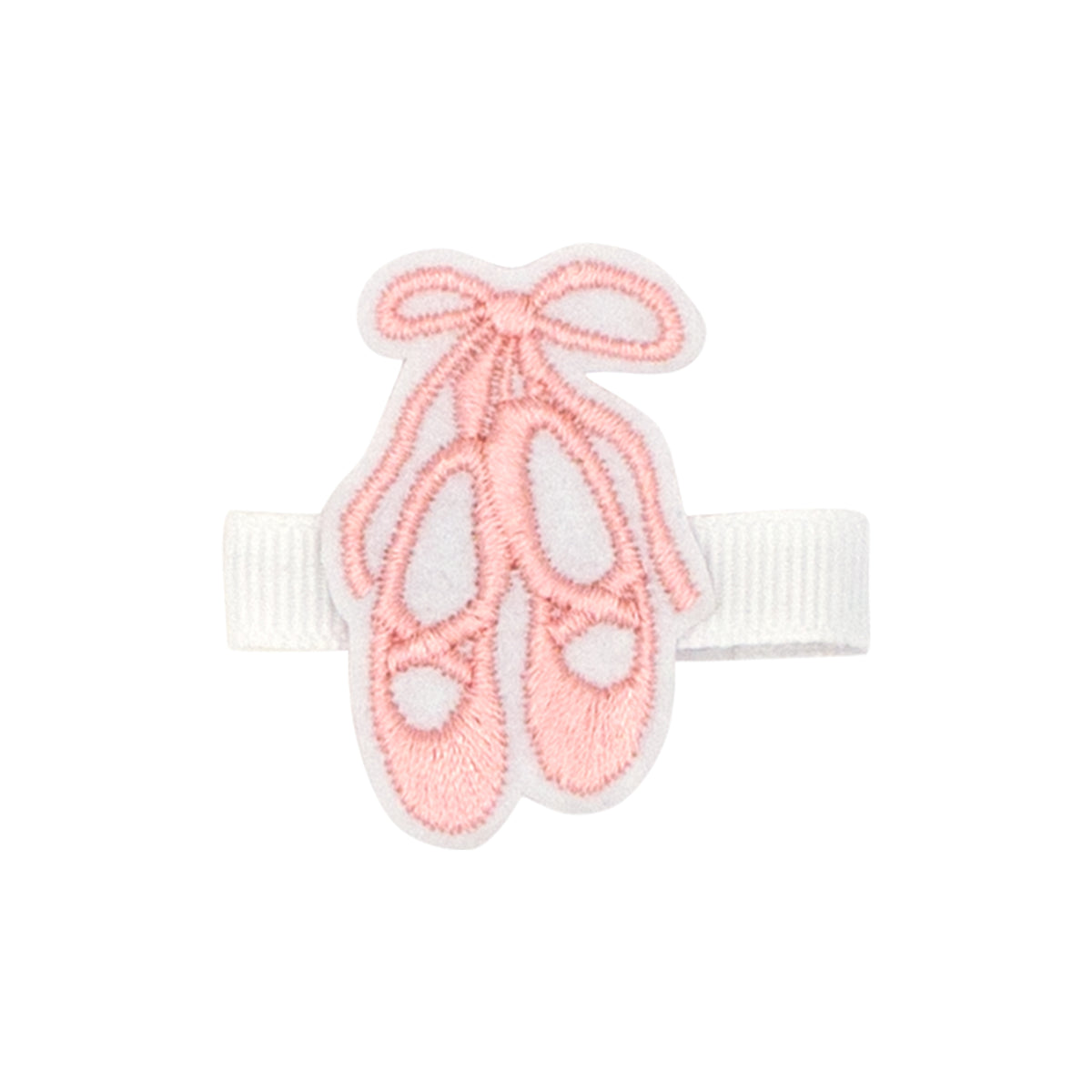 Felt Ballet Slippers Hair Clip