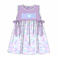 Salty Waves: Girls Dress