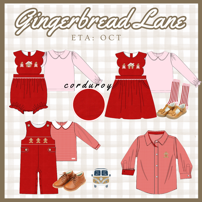 Gingerbread Lane: Boys Oxford (ETA: OCT)