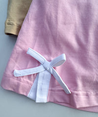 RTS: Pink SKORT with bow on side