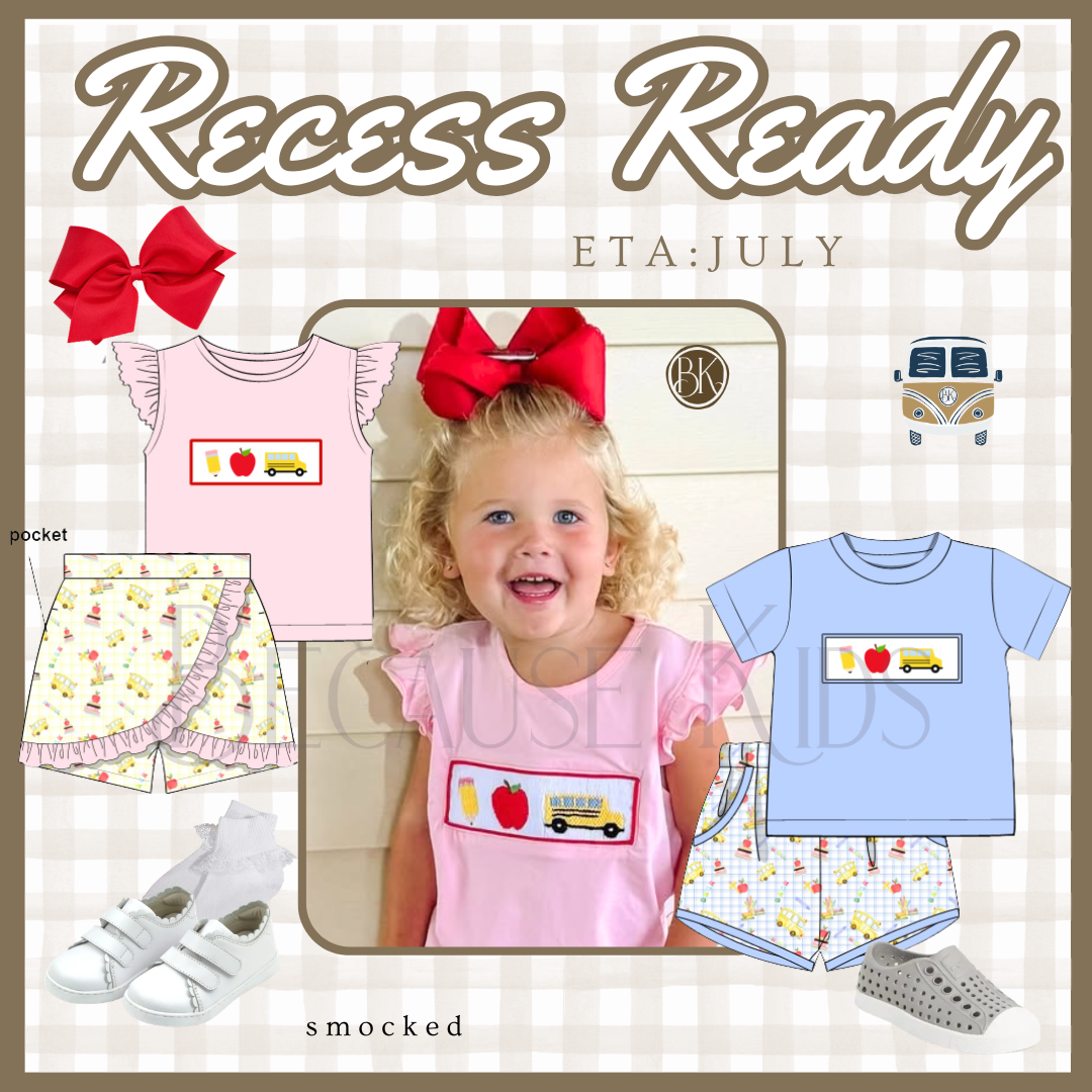 Recess Ready: Girls Skort Set