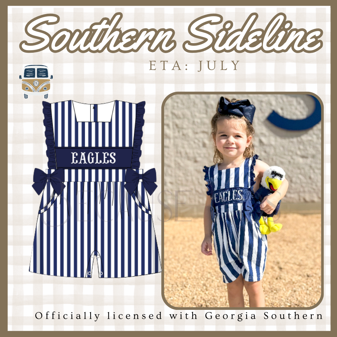 Southern Sideline: Officially Licensed EAGLES Girl Game Bib