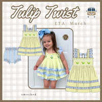 Tulip Twist: Girls Bloomer Set (ETA: MARCH)