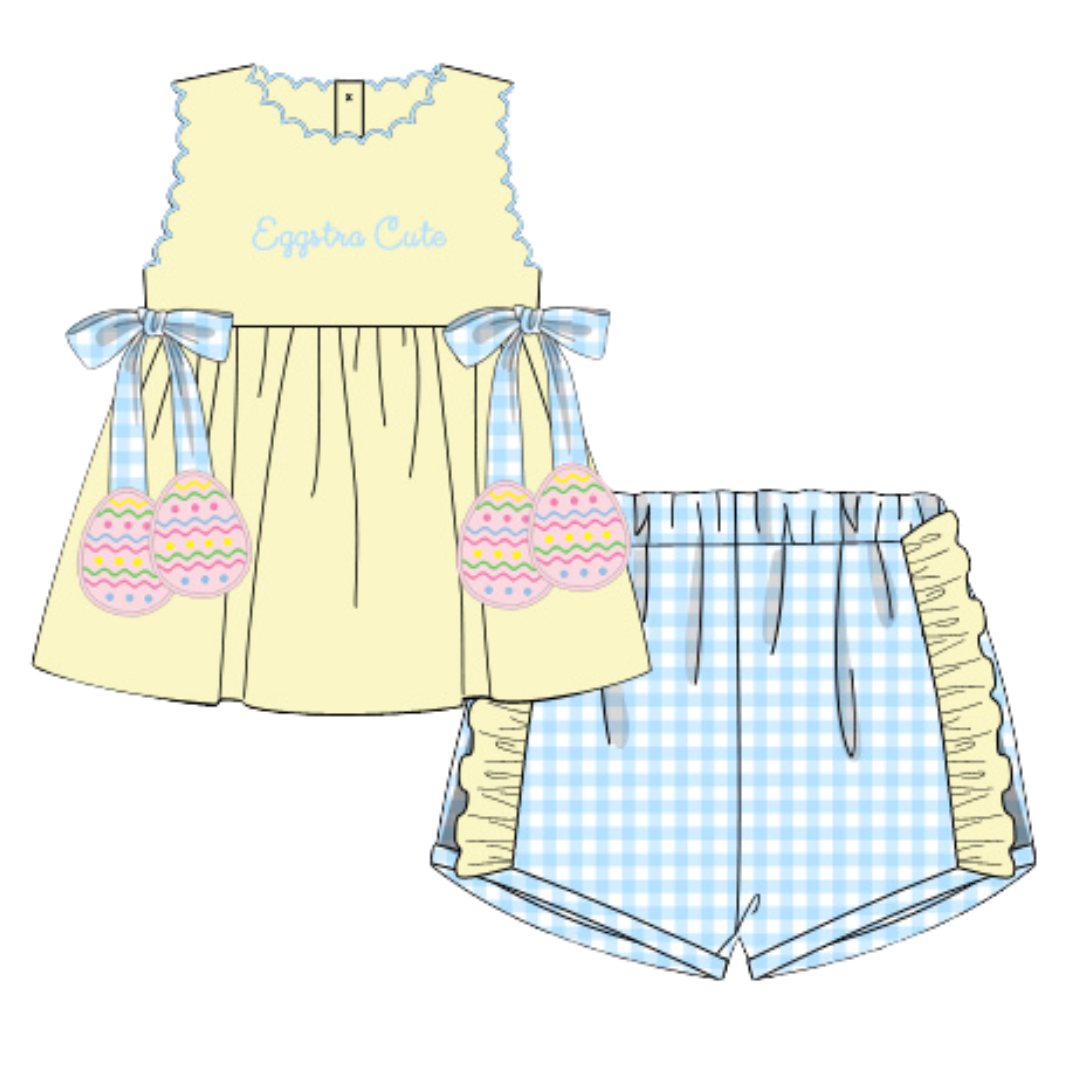 Eggstra Cute: Girls Shorts Set (ETA: FEB)