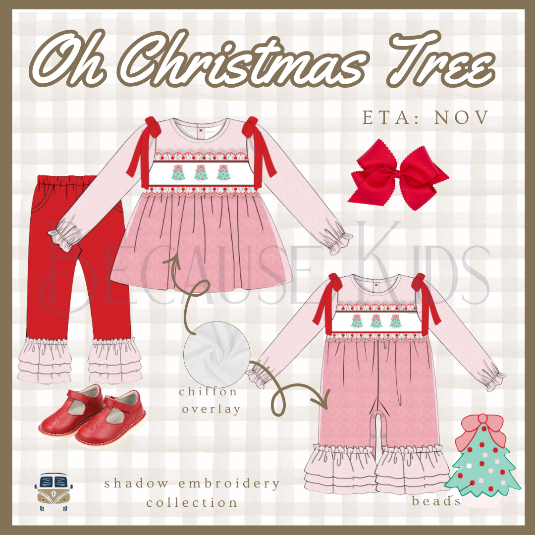 Oh Christmas Tree: Girls Romper (ETA: NOV)