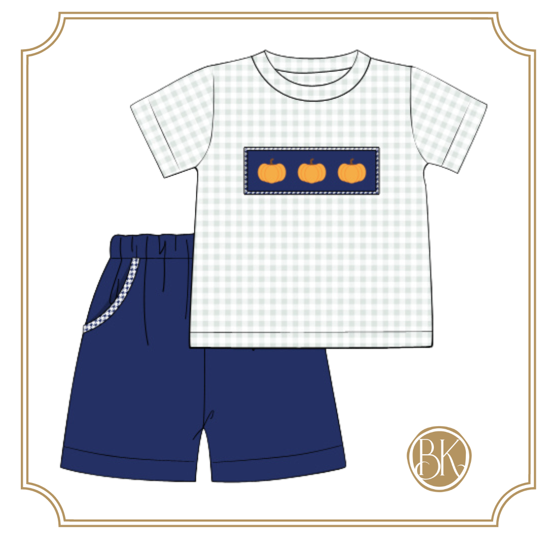 Pumpkin: Boys Short Set
