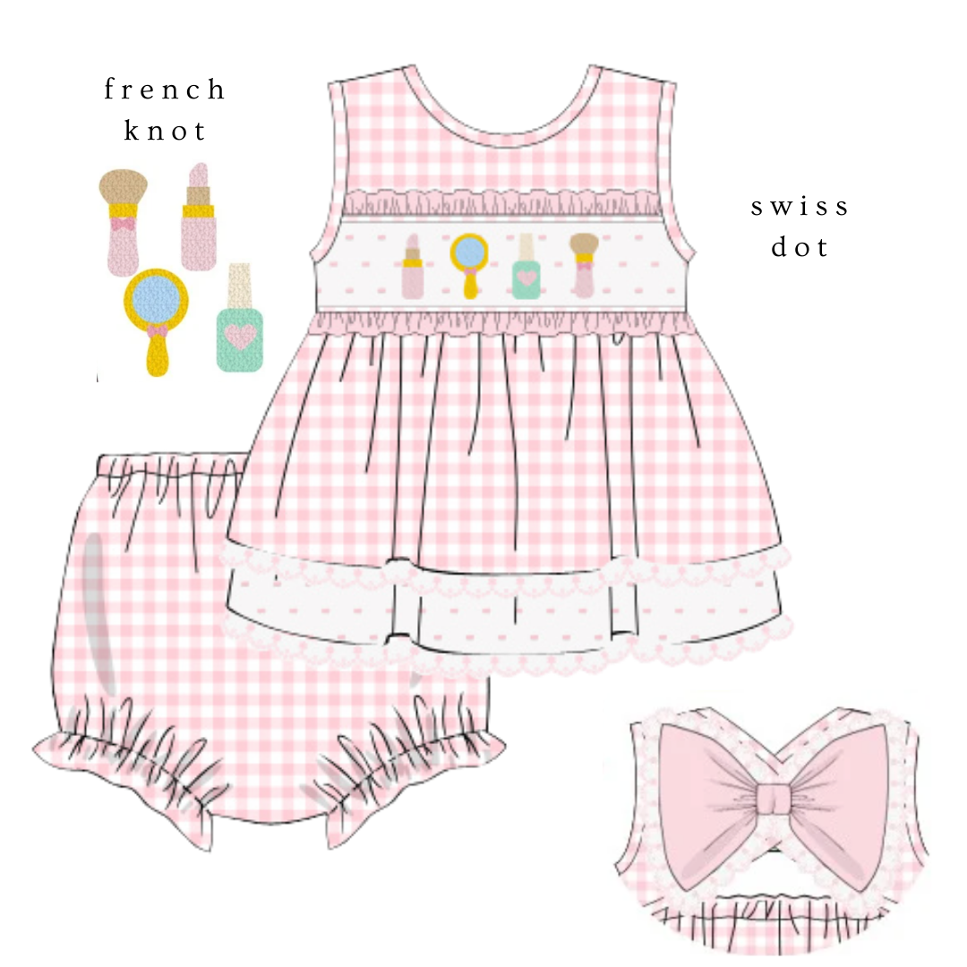 Sweet Glam: Girls Bloomer Set (ETA: JUNE)