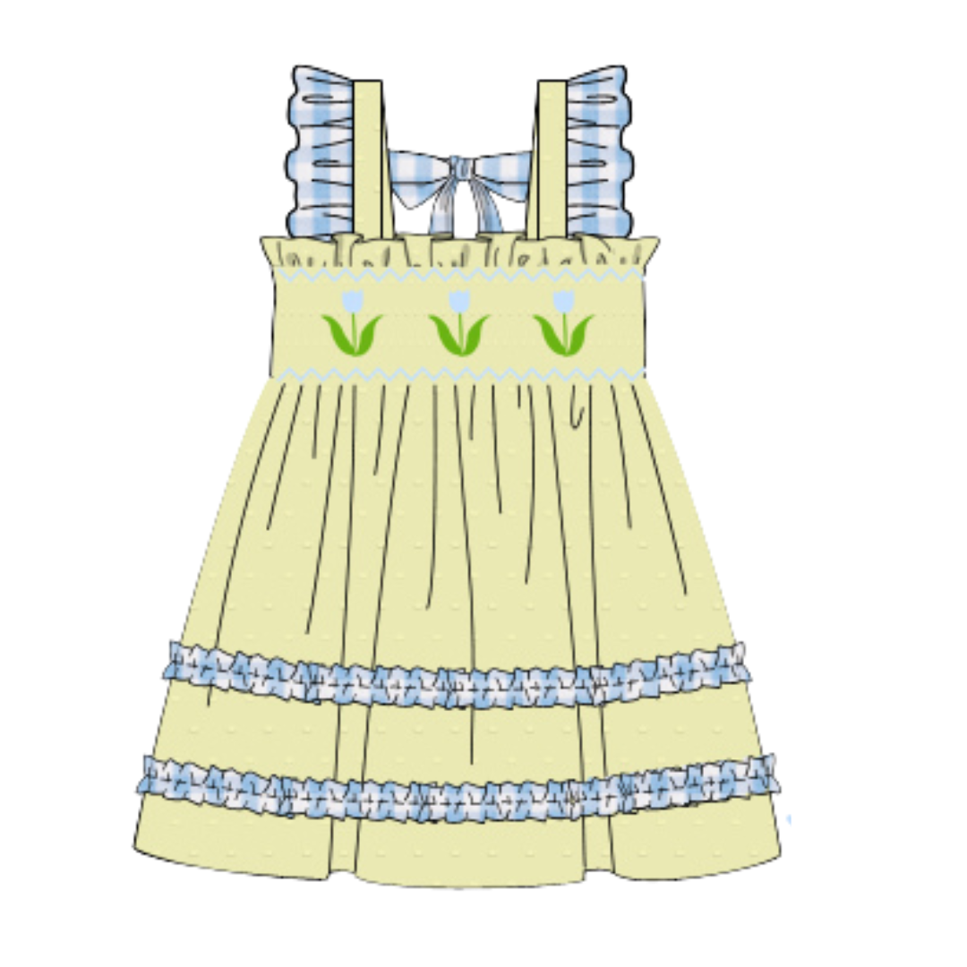 Tulip Twist: Girls Dress (ETA: MARCH)