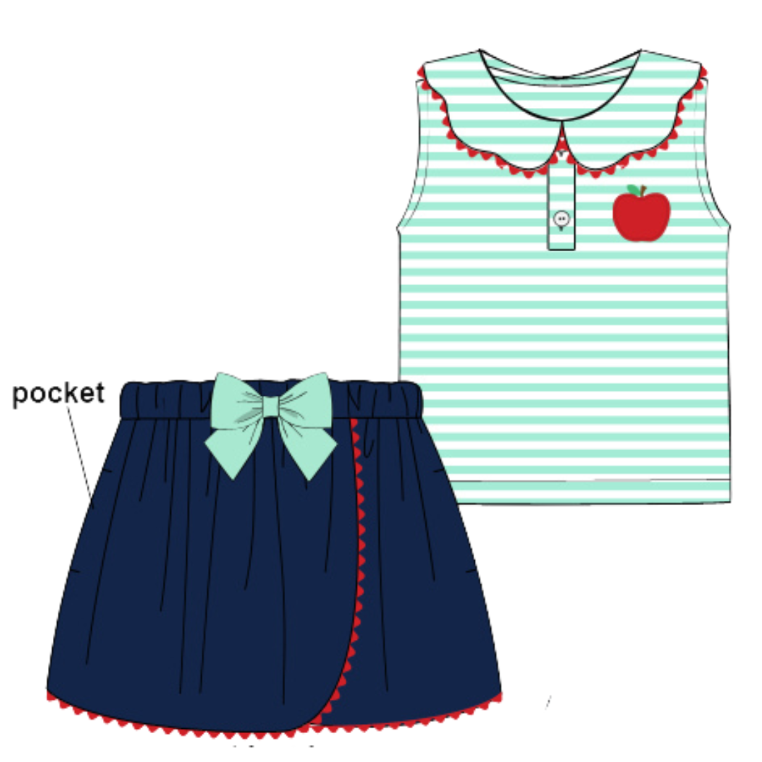 Schoolhouse Prep: Girls Skort Set (ETA: JULY)