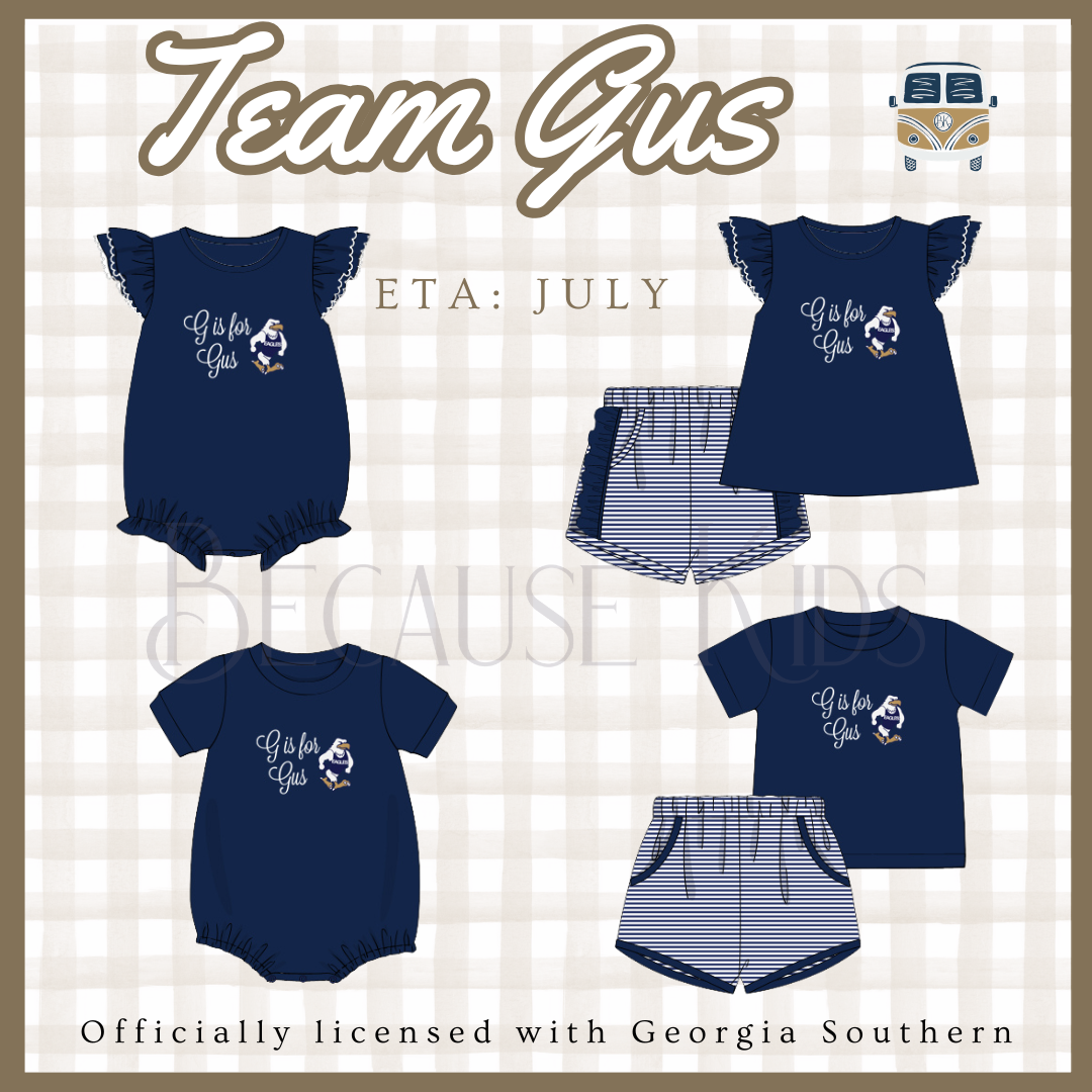 Team Gus: Girls Short Set Officially Licensed (ETA: JULY)