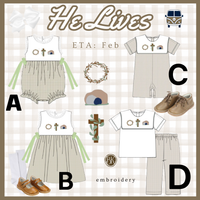 He Lives Collection (Comment Sold Option)