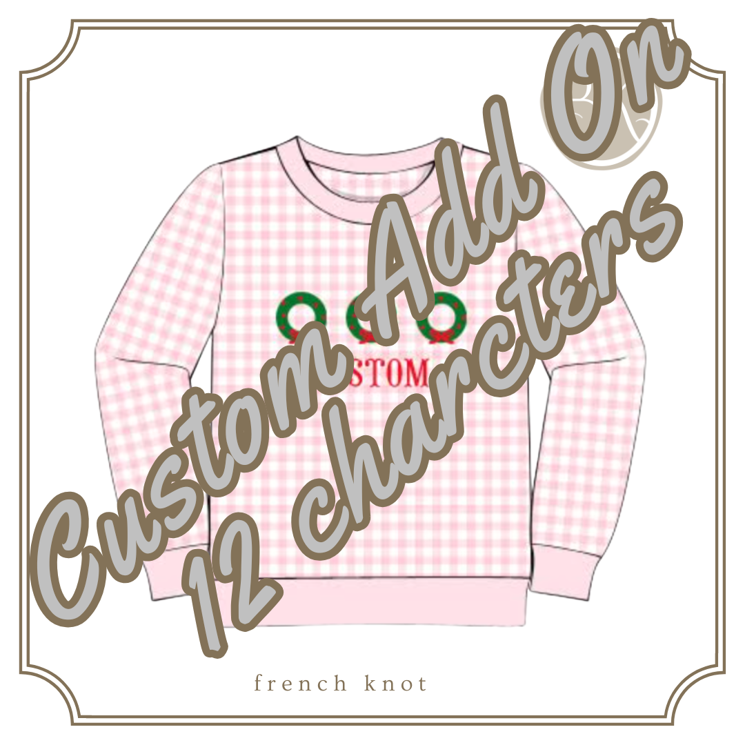 Cozy Christmas: Girls Pullover Add On