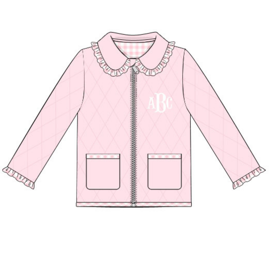 Cozy Club: Pink Jacket (No Monogram)