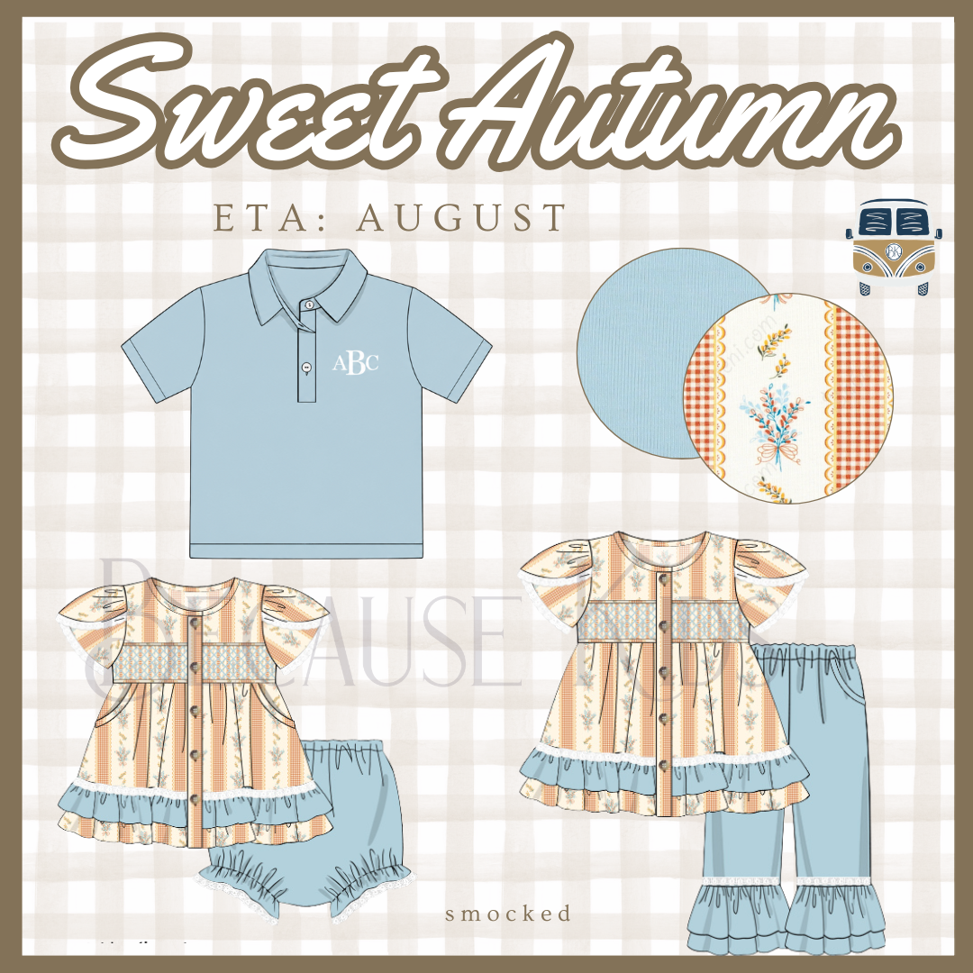 Sweet Autumn: Girls Pant Set