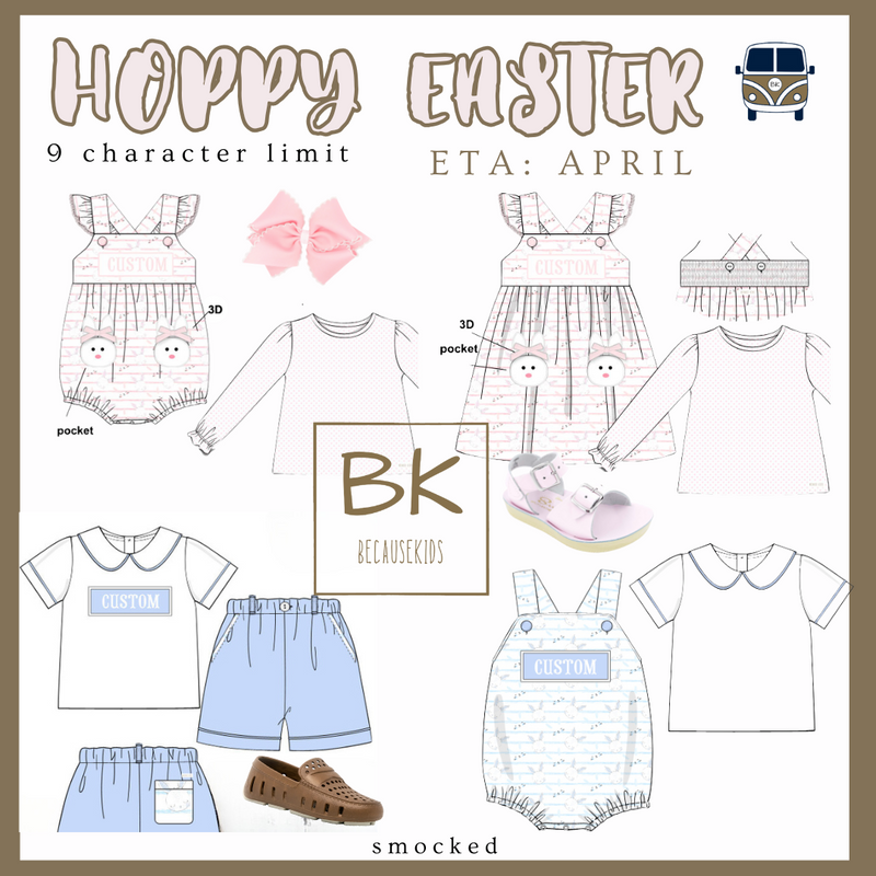 PO26: Hoppy Easter - Girls Dress