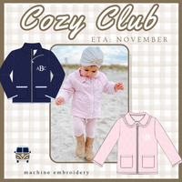Cozy Club: Pink Jacket (No Monogram)