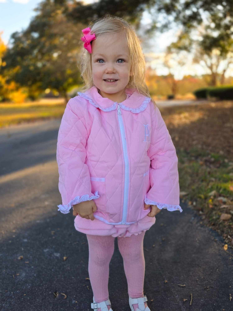 Cozy Club: Pink Jacket (No Monogram)