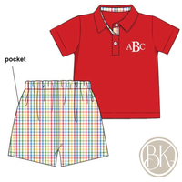 Back-2-School: Boys Short Set (ETA: JULY)