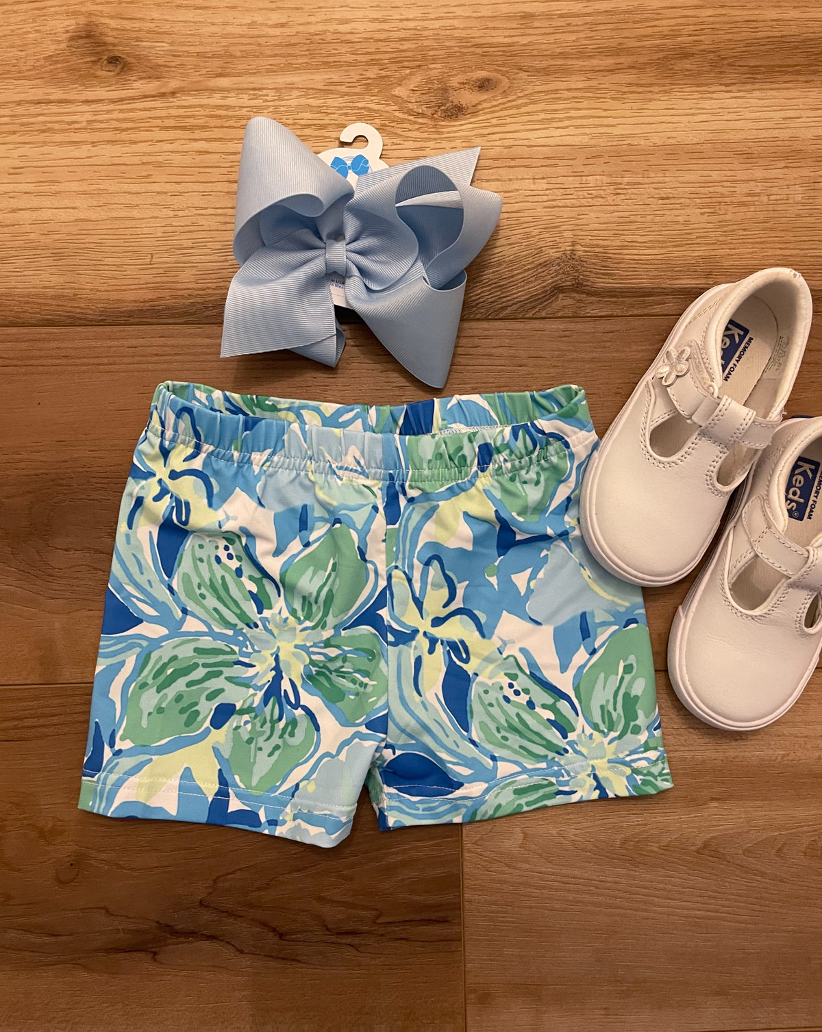 RTS : Baby Blues Fitted Shorts