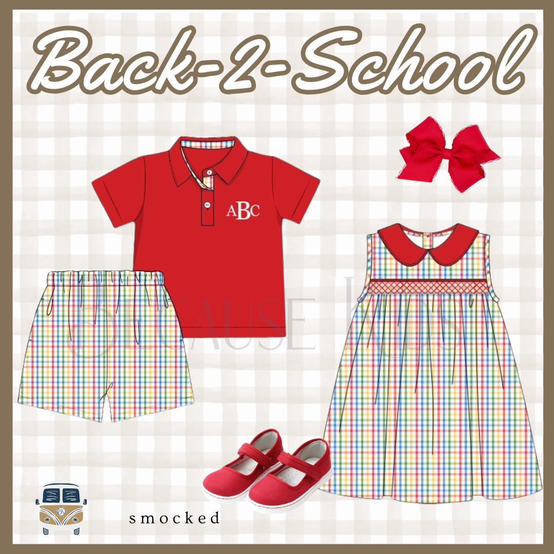 Back-2-School: Boys Short Set (ETA: JULY)