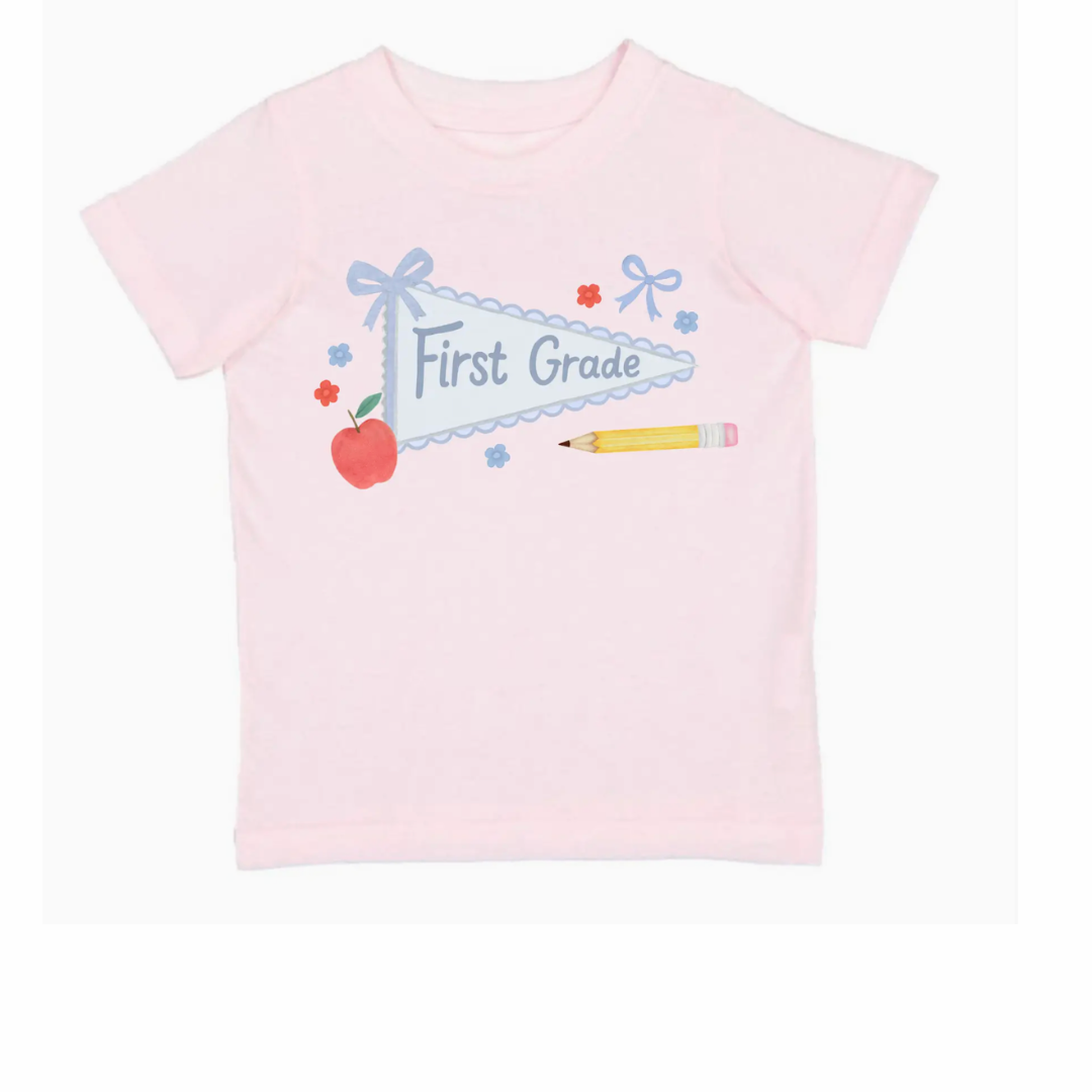 1st Grade Pennate T-Shirt (Pink)