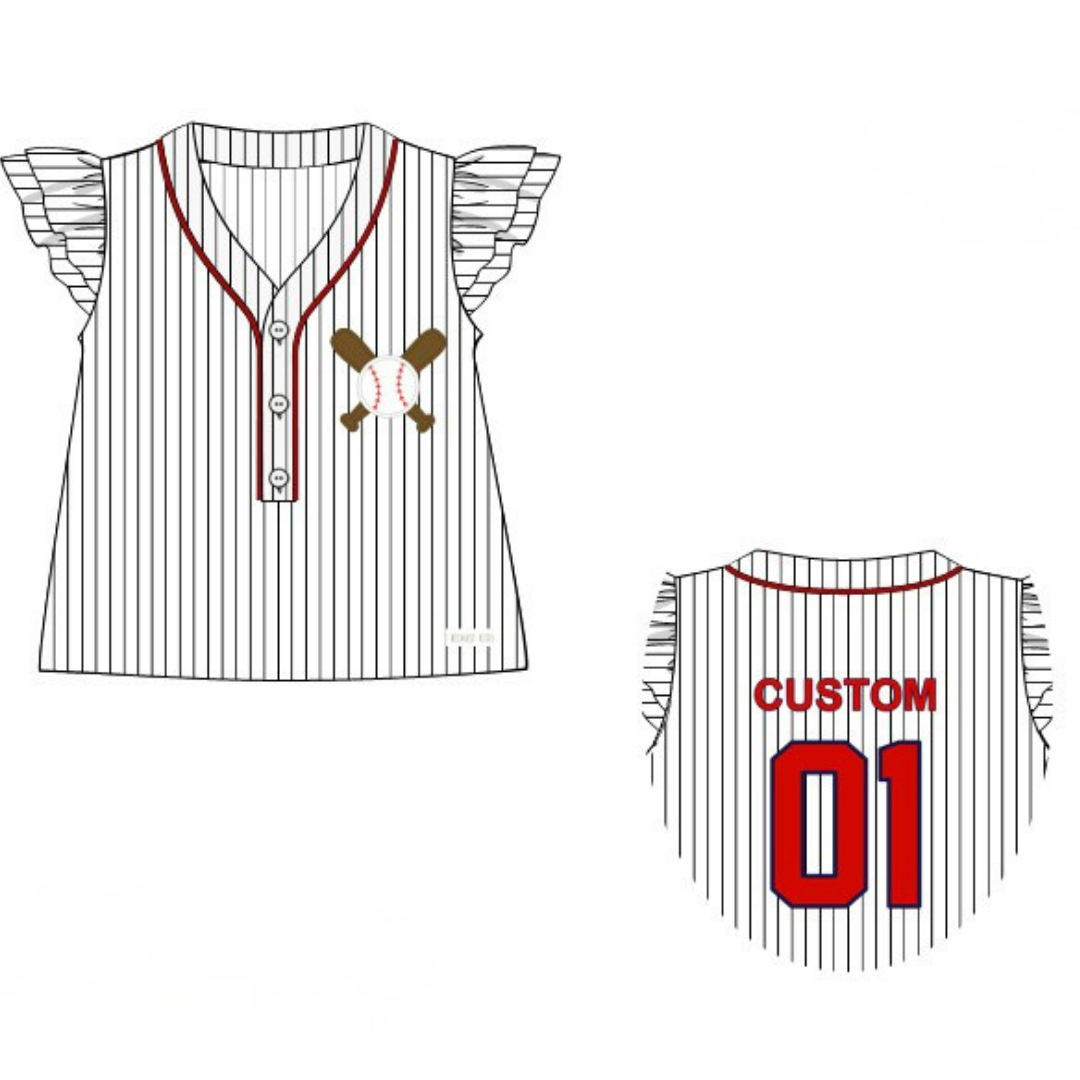 Play Ball: Girls Custom Jersey (ETA: MARCH)
