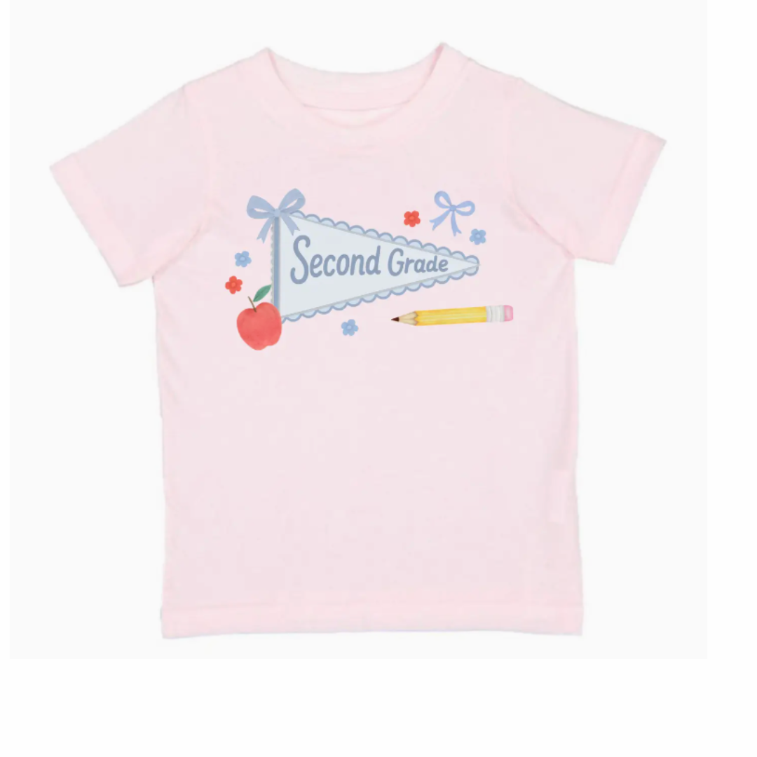 2nd Grade Pennate T-Shirt (Pink)