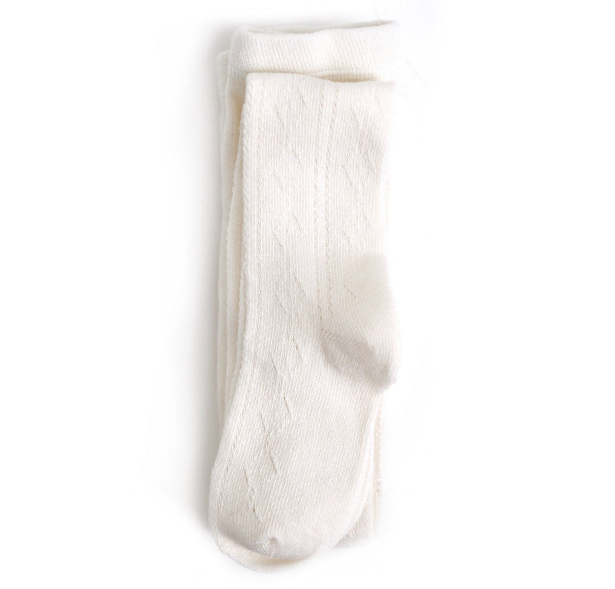 Little Stocking Company - Ivory Fancy Knit Tights