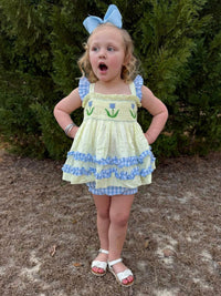 Tulip Twist: Girls Bloomer Set