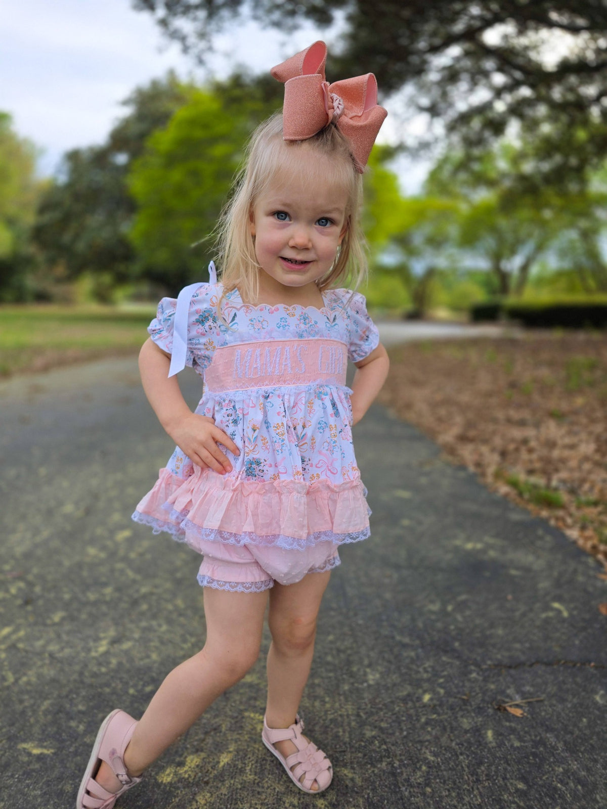 Sweet Grace: Girls Bloomer Set