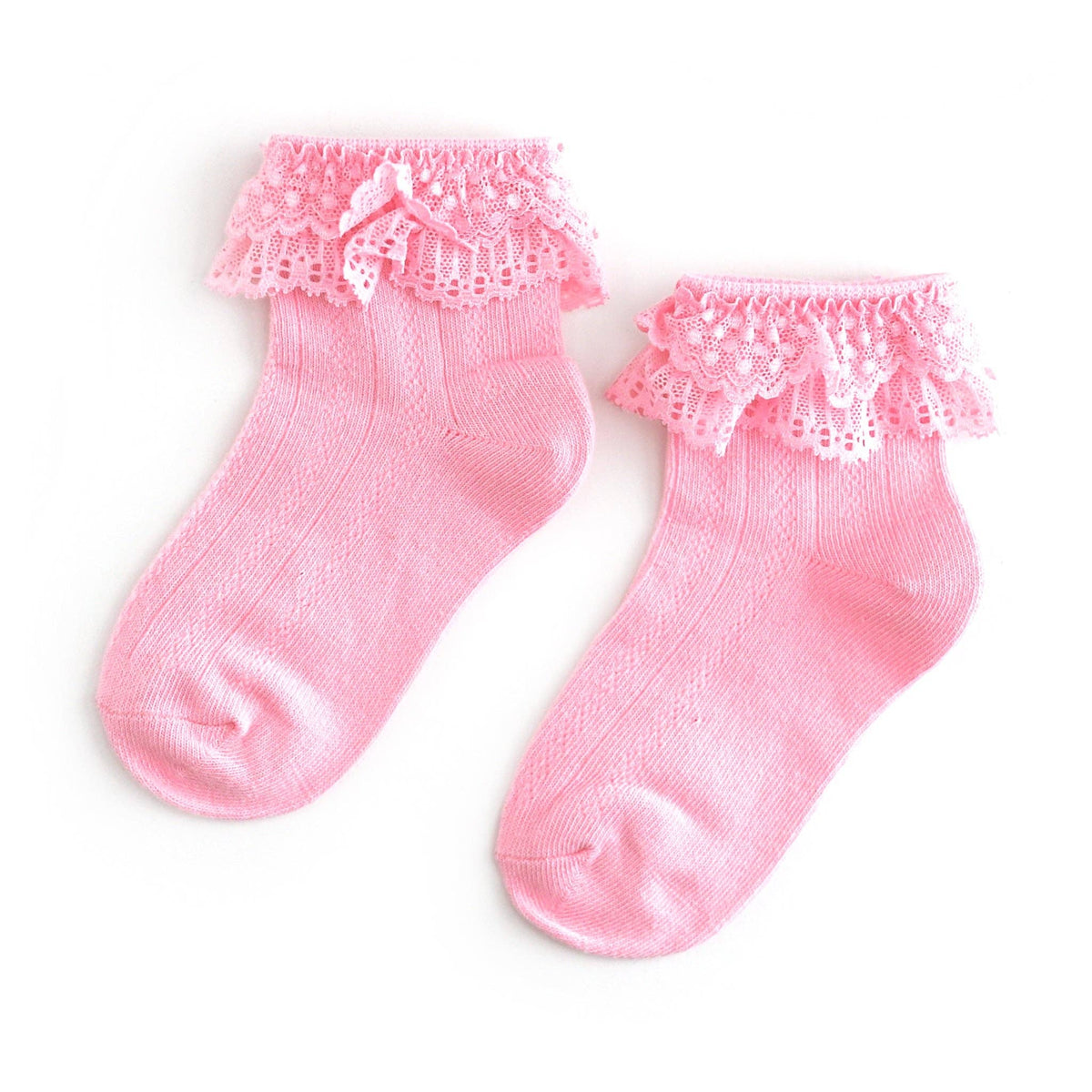 Little Stocking Co. - Lace Bobby Socks - Blossom