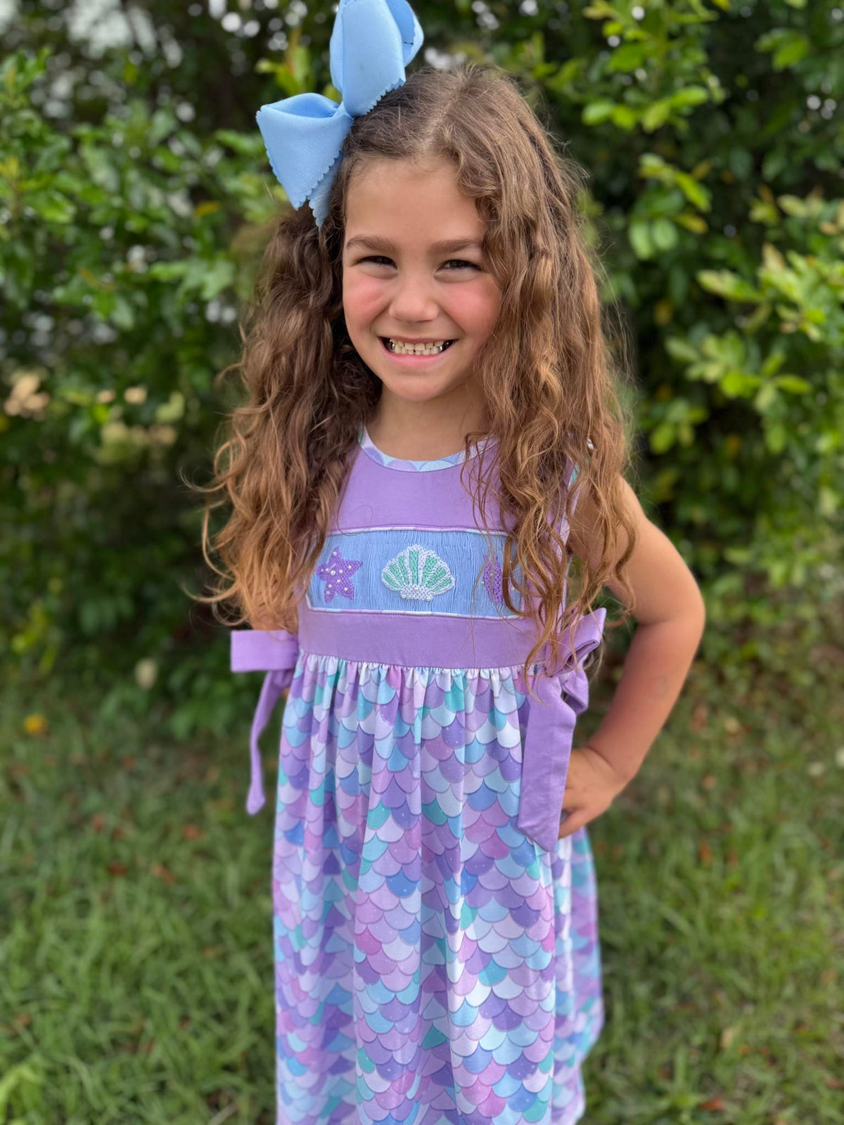 Salty Waves: Girls Dress