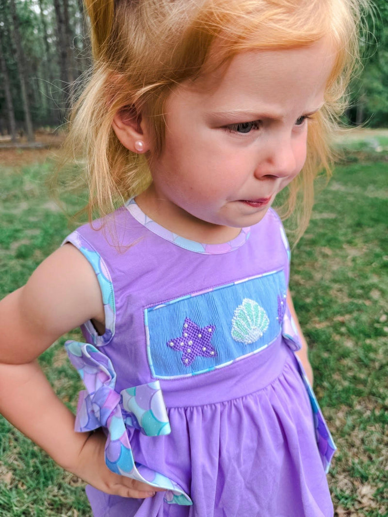 Salty Waves: Girls Shorts Set