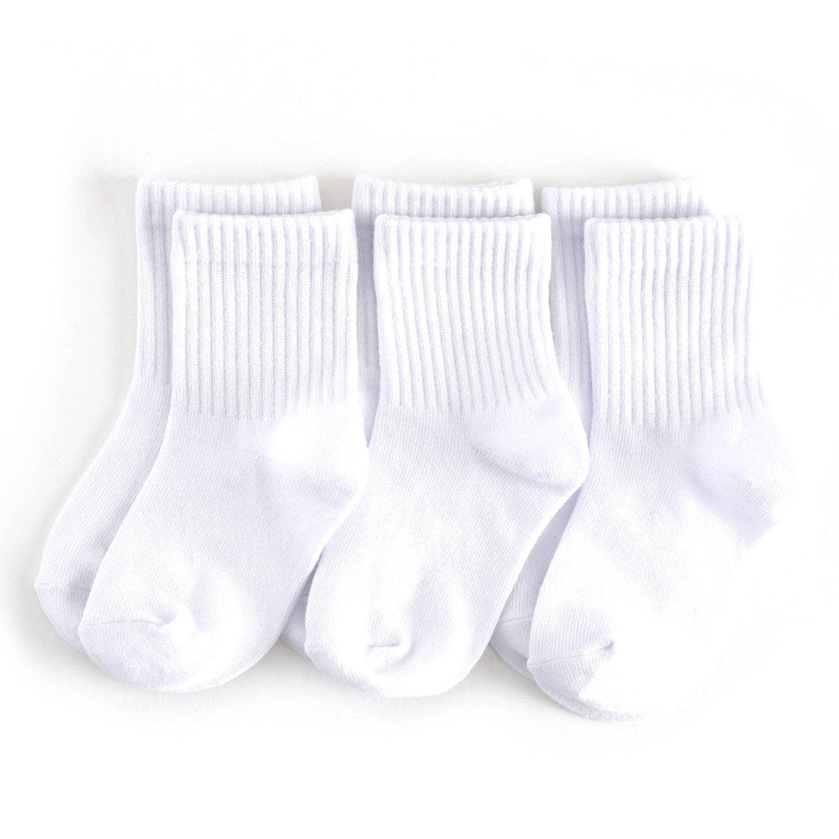 Little Stocking Co. - Crew Socks 3-Pack - White