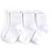 Little Stocking Co. - Crew Socks 3-Pack - White