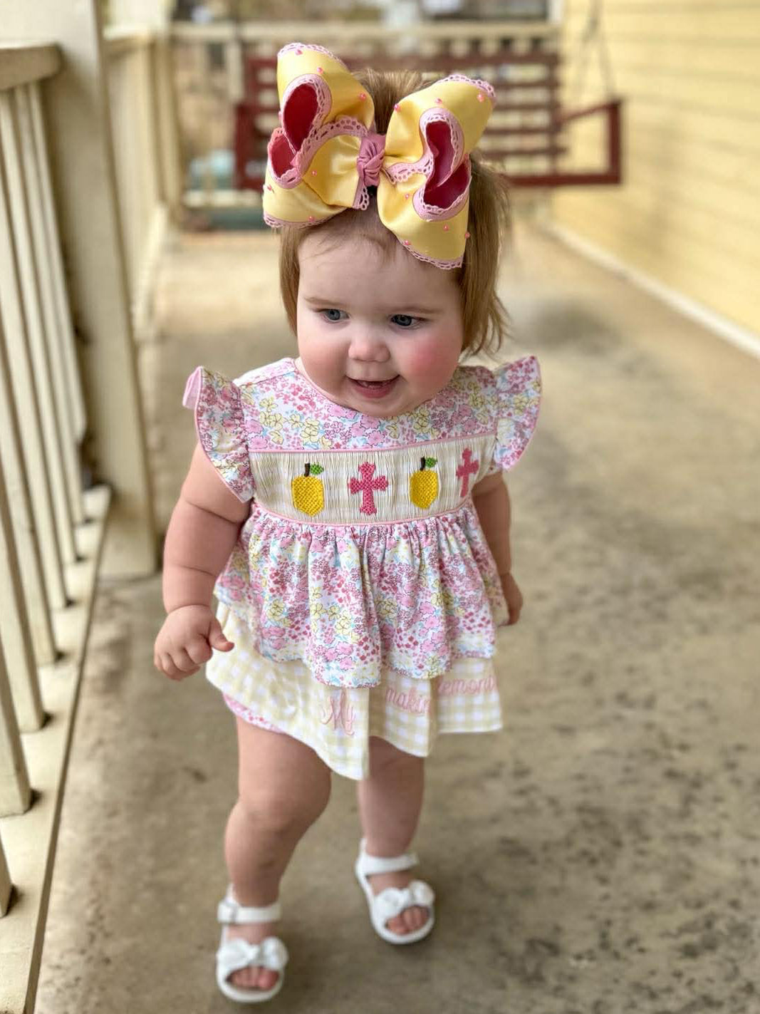 Lemonade Girls Bloomer Set