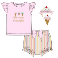 Sweet Assurance: Girls Bloomer Set (ETA: JUNE)