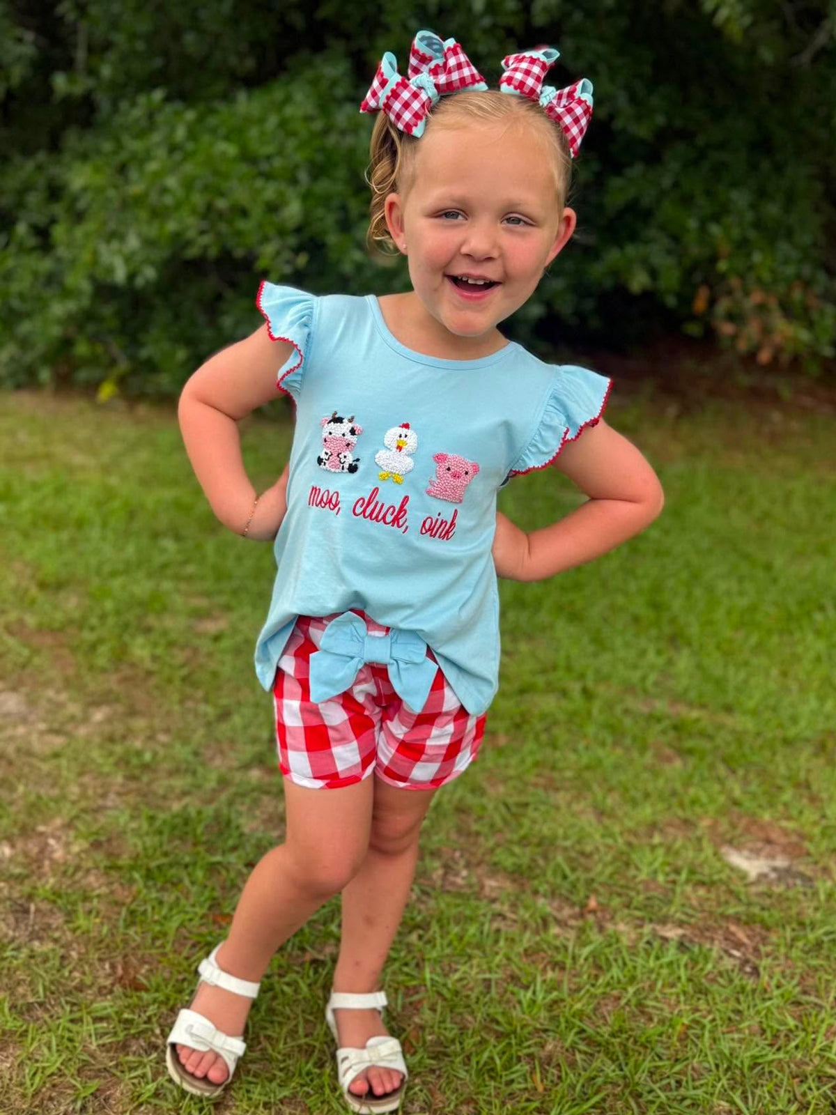 Barnyard Friends: Girls Short Set