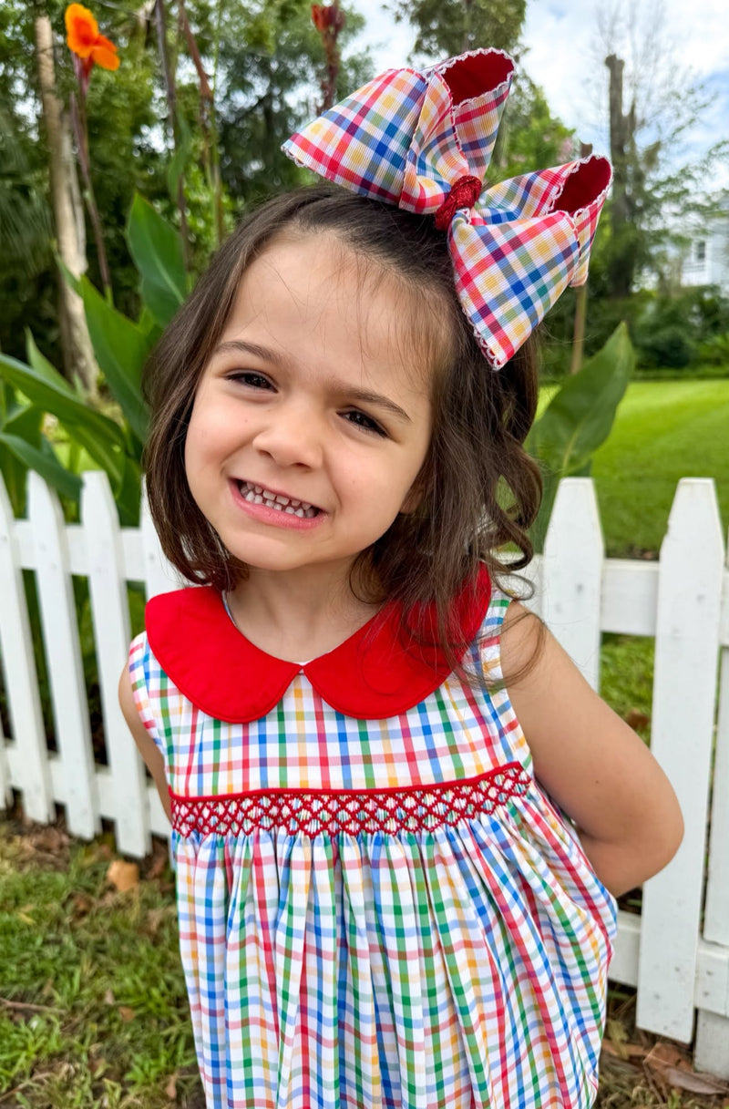 Back-2-School: Dress + Lulu's Loop Bow