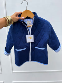 Cozy Club: Navy Jacket (No Monogram)