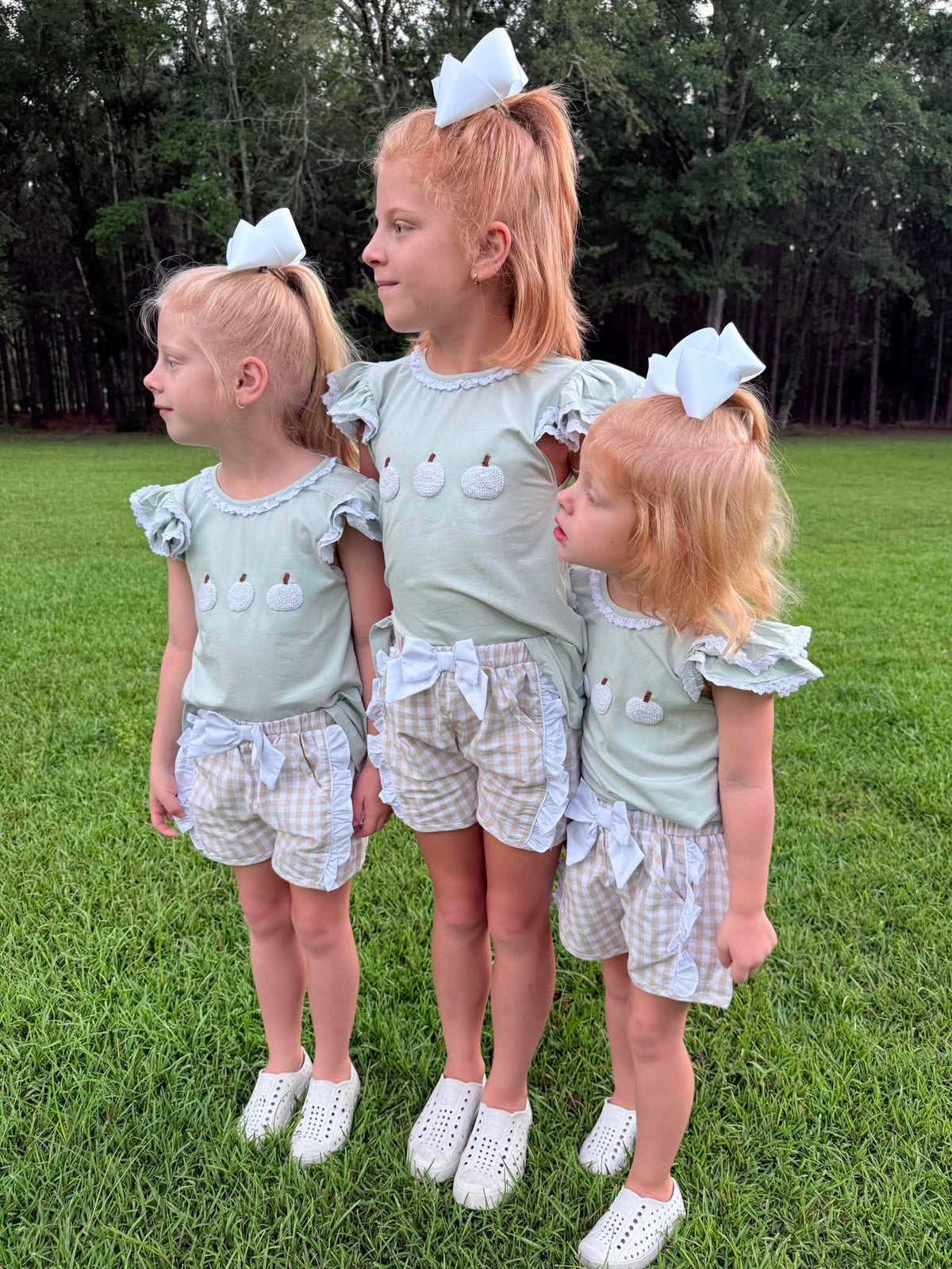 Classy Pumpkins: Girls Short Set (ETA: AUG)