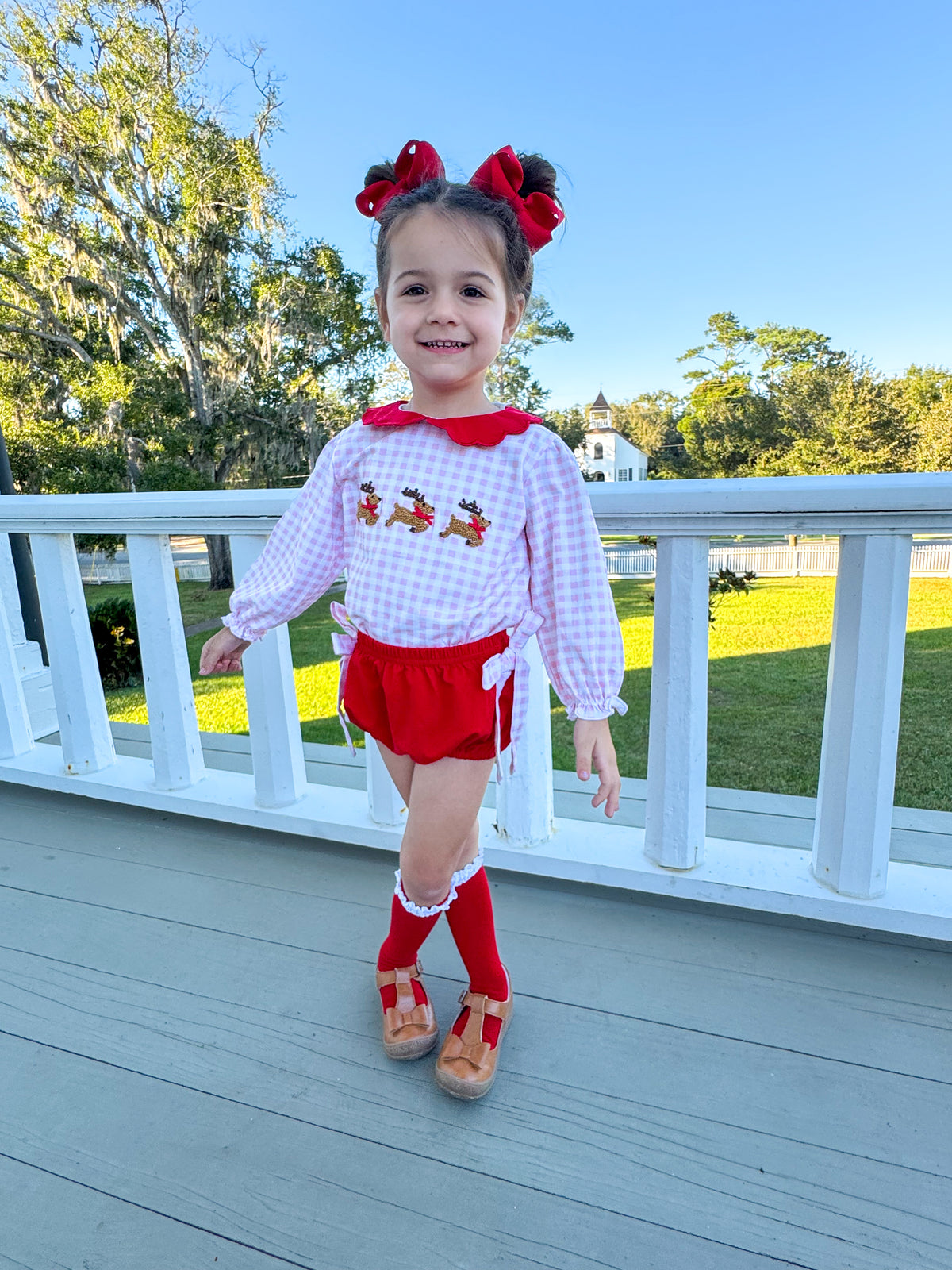 Reindeer Games: Girl Diaper Set