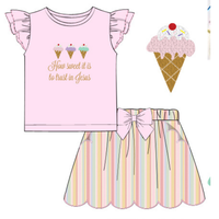 Sweet Assurance: Girls Skort Set (ETA: JUNE)