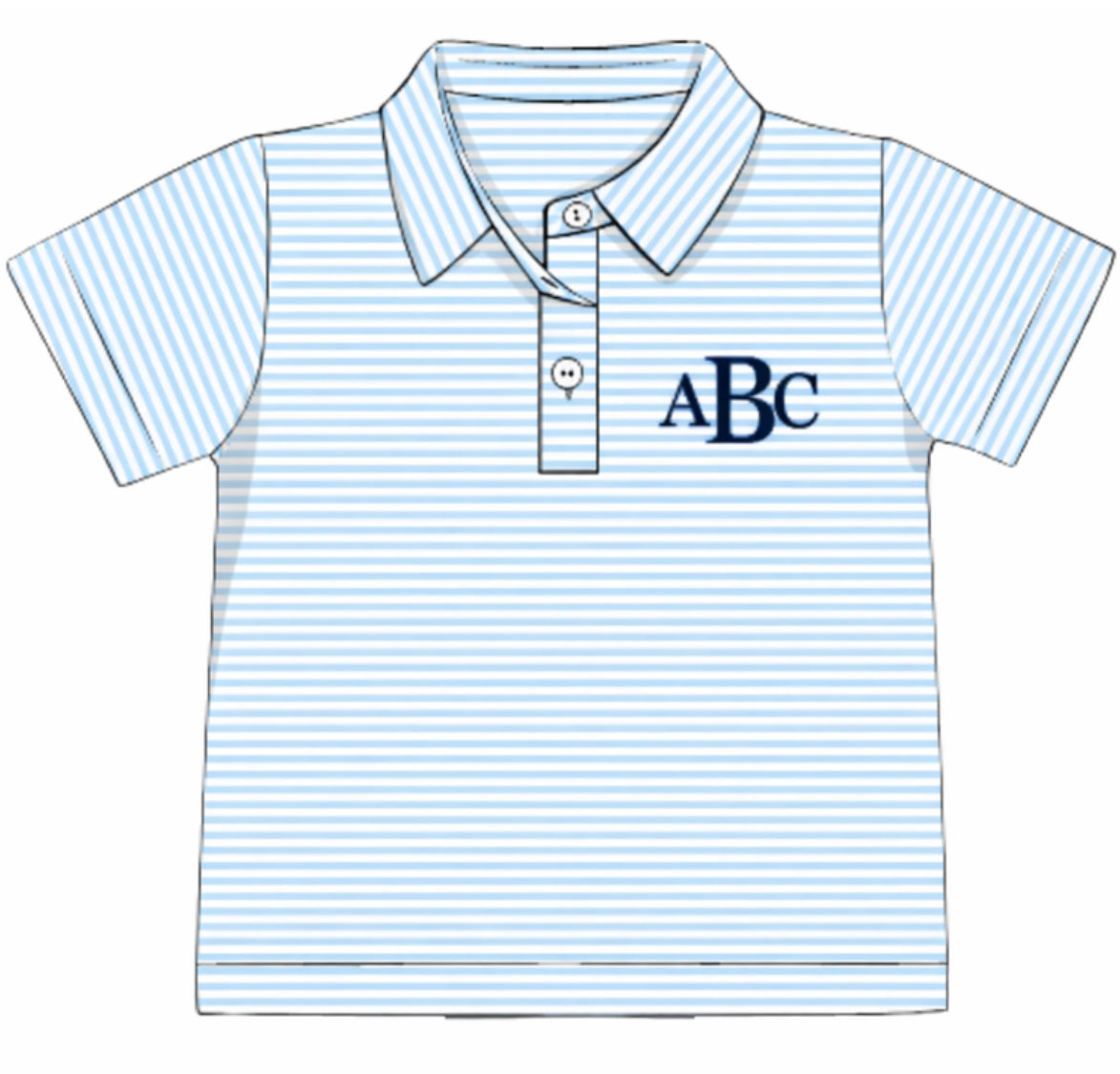 Southern Blue: Boys Polo (ETA: APRIL)
