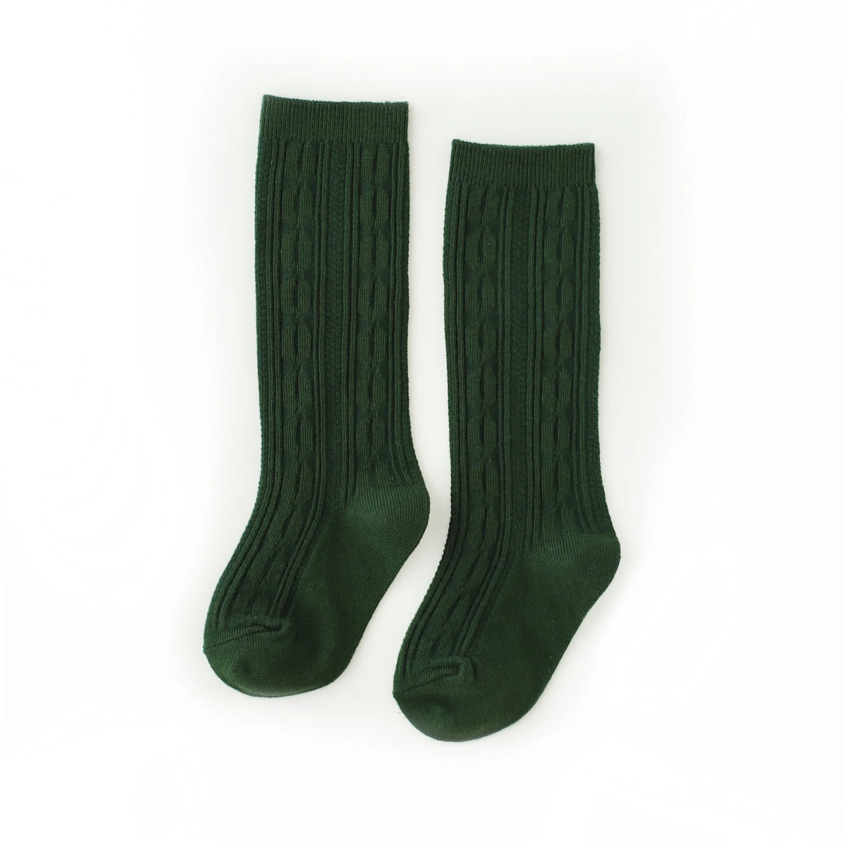 Little Stocking Company - Forest Cable Knit Knee High Socks